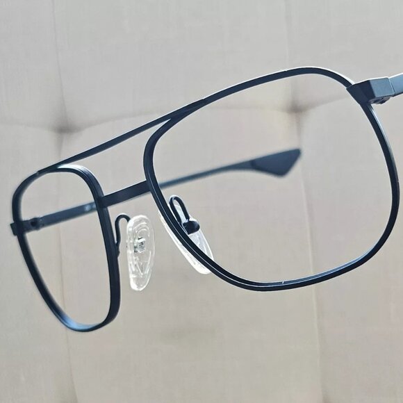 Aircraft Glasses/sunglasses Frame Metal Black Tone Eyeglasses 52[]18 140 Frame - Picture 1 of 12